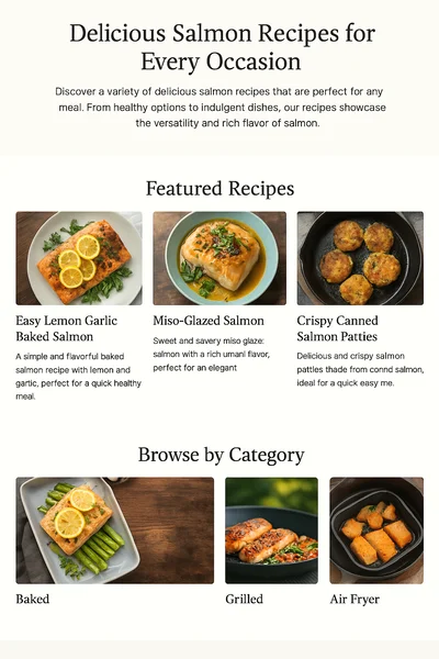 Creative Canned Salmon Recipes