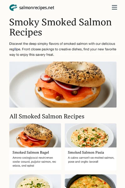 Smoked Salmon Bagel